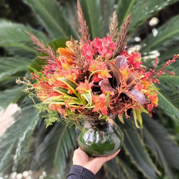 Arranjo Coquetel de Flores do Campo no Vaso